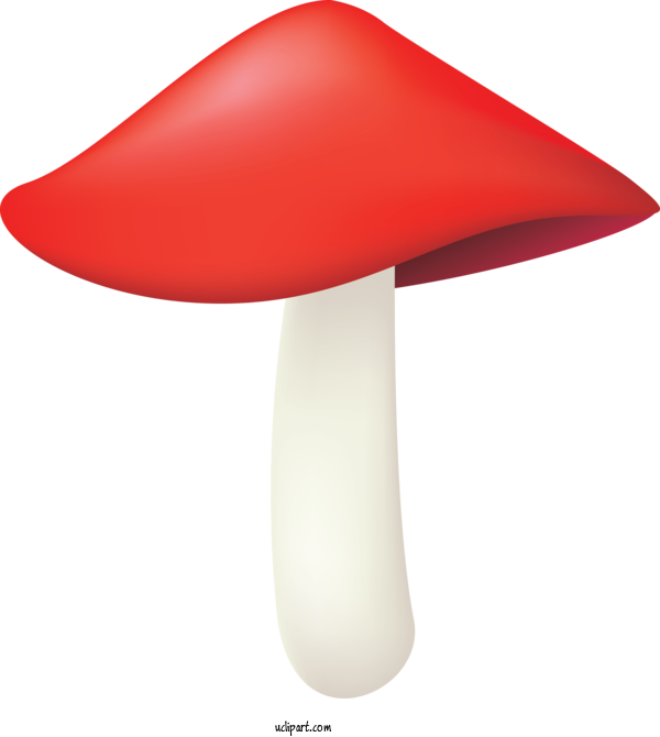 Free Food Red Lamp Mushroom For Vegetable Clipart Transparent Background