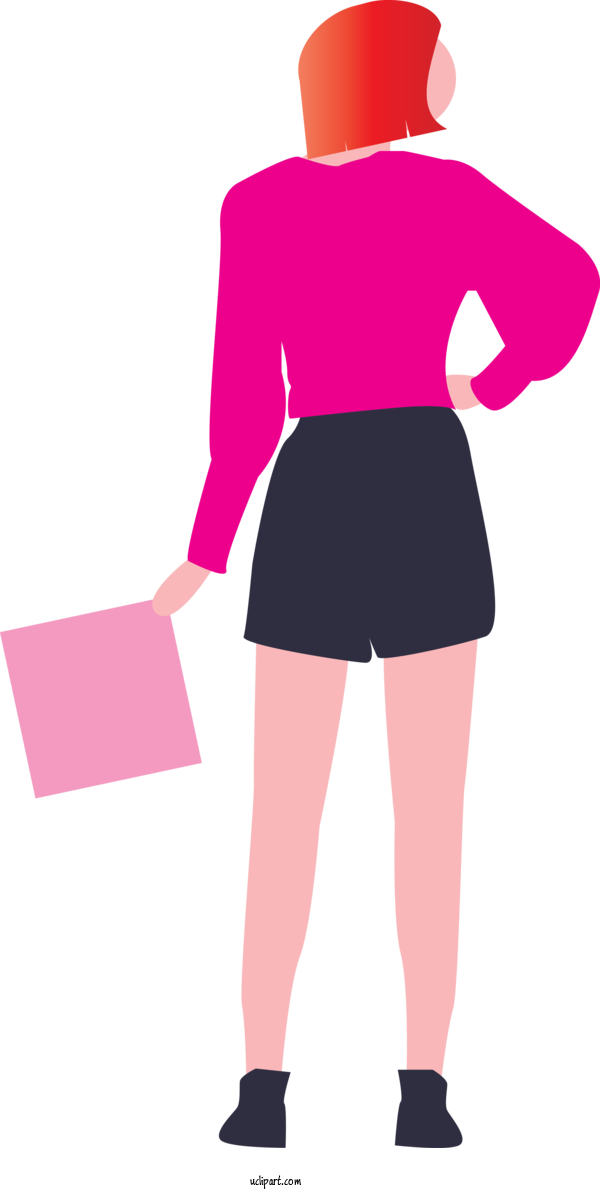 Free Business Pink Clothing Footwear For Business Woman Clipart Transparent Background