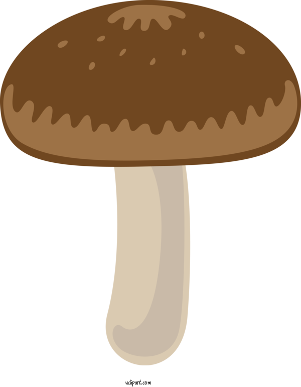 Free Food Mushroom Shiitake Edible Mushroom For Vegetable Clipart Transparent Background