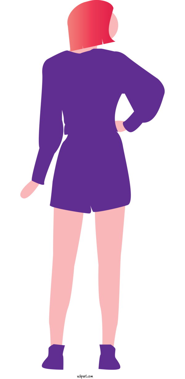 Free Business Clothing Purple Violet For Business Woman Clipart Transparent Background