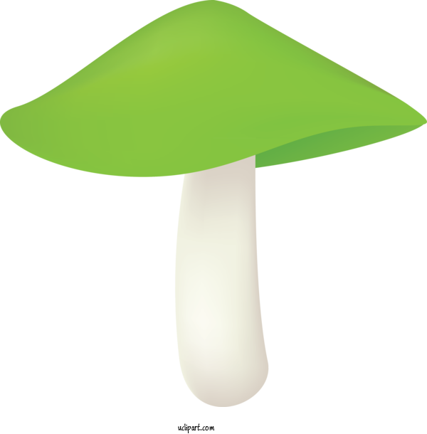 Free Food Green Lamp Mushroom For Vegetable Clipart Transparent Background