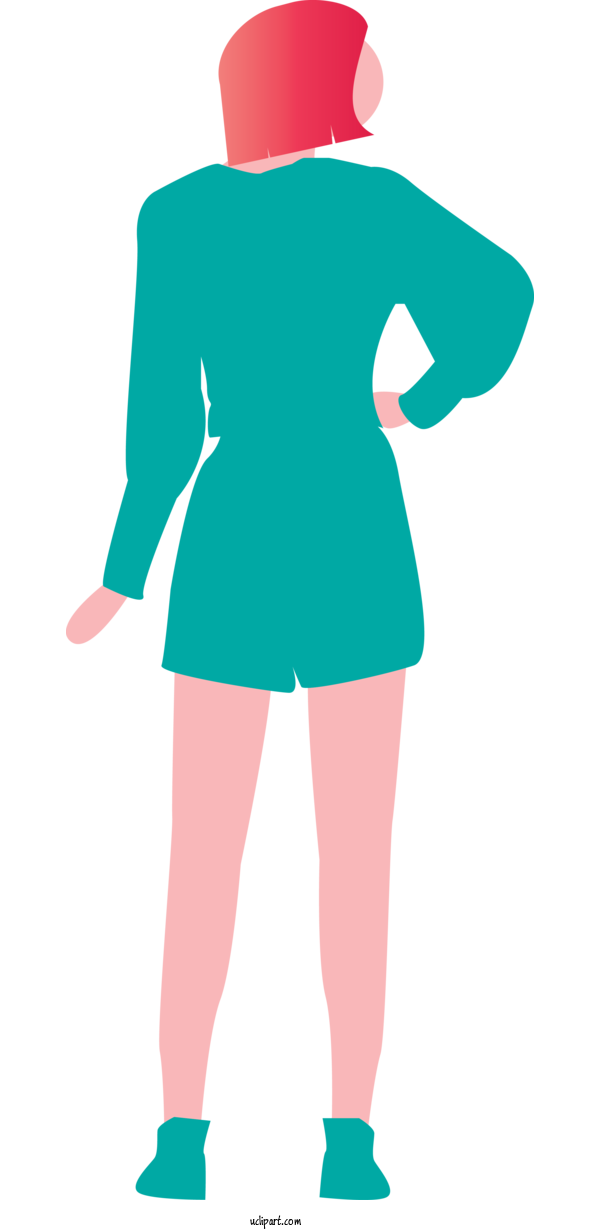 Free Business Clothing Green Turquoise For Business Woman Clipart Transparent Background