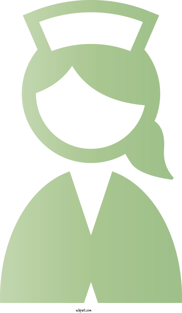 Free Medical Green Font Logo For Nurses Clipart Transparent Background