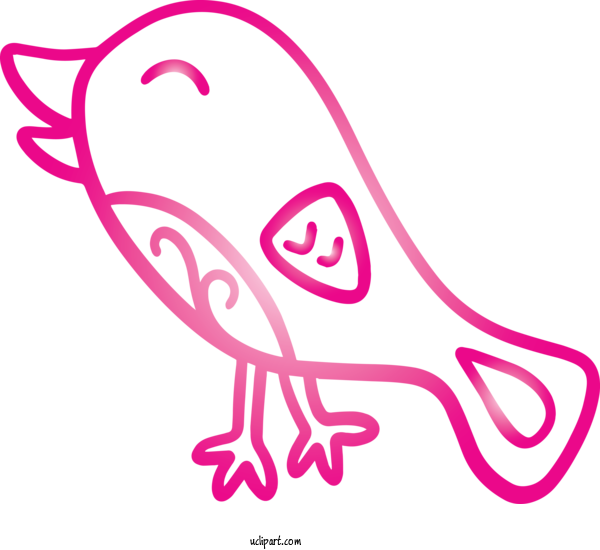 Free Animals Line Art Coloring Book For Bird Clipart Transparent Background