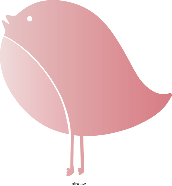 Free Animals Pink Leaf Bird For Bird Clipart Transparent Background