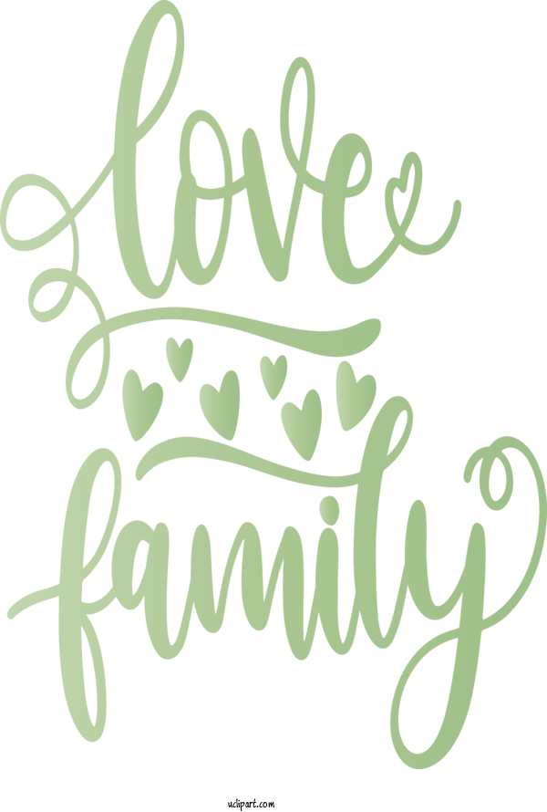 Free Holidays Text Font Calligraphy For Family Day Clipart Transparent Background