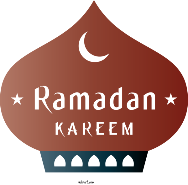 Free Holidays Logo Font Label For Ramadan Clipart Transparent Background