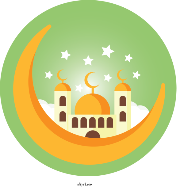 Free Holidays Orange Logo Circle For Ramadan Clipart Transparent Background
