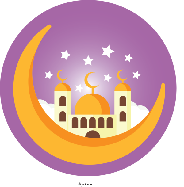 Free Holidays Logo Circle Mosque For Ramadan Clipart Transparent Background