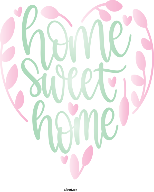 Free Holidays Heart Text Font For Family Day Clipart Transparent Background