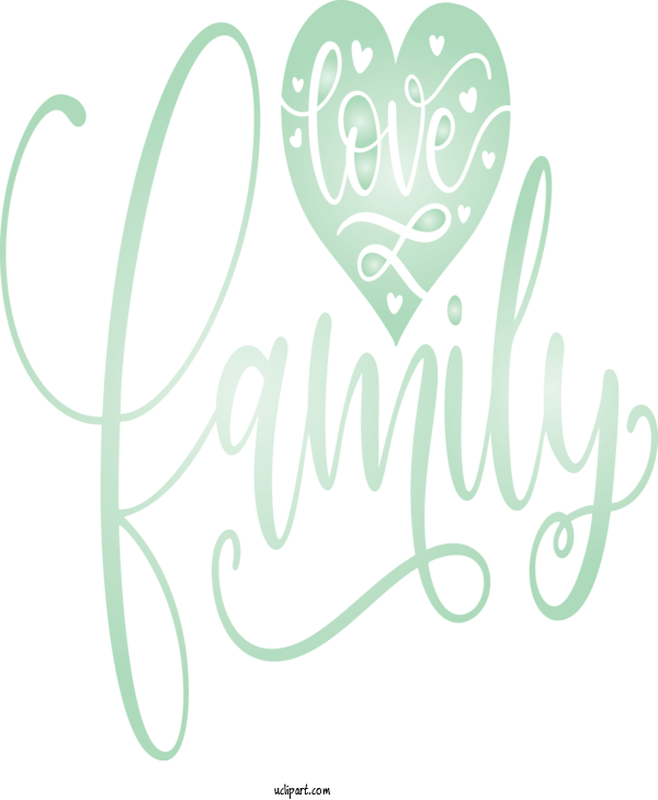 Free Holidays Text Font Calligraphy For Family Day Clipart Transparent Background