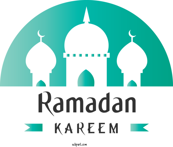 Free Holidays Logo Green Landmark For Ramadan Clipart Transparent Background