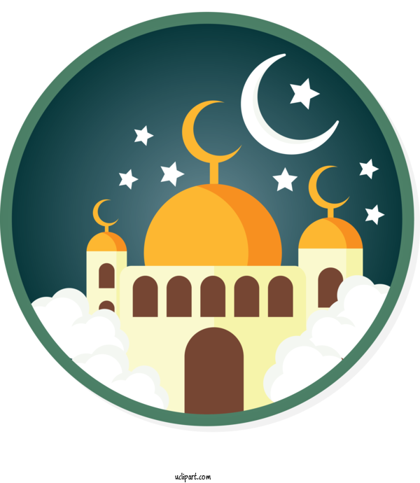 Free Holidays Mosque Arch Place Of Worship For Ramadan Clipart Transparent Background