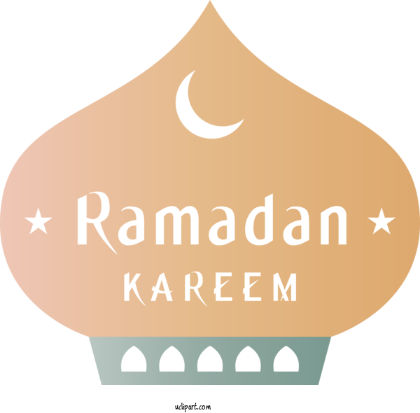 Free Holidays Logo Font Label For Ramadan Clipart Transparent Background