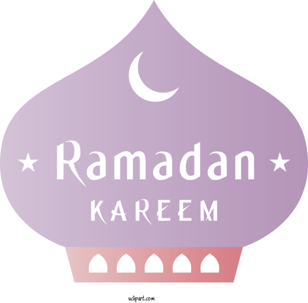 Free Holidays Logo Violet Purple For Ramadan Clipart Transparent Background