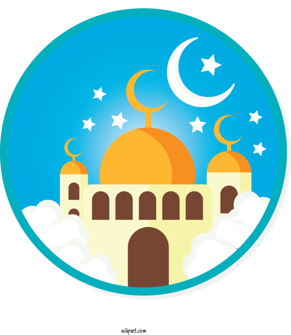 Free Holidays Mosque Logo Arch For Ramadan Clipart Transparent Background