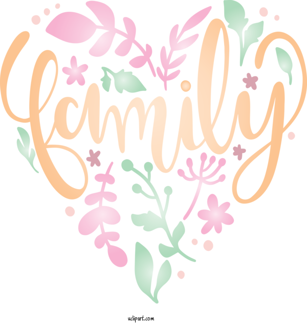 Free Holidays Text Pink Font For Family Day Clipart Transparent Background