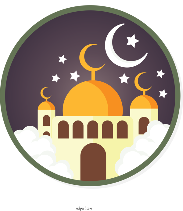 Free Holidays Mosque Arch Dome For Ramadan Clipart Transparent Background