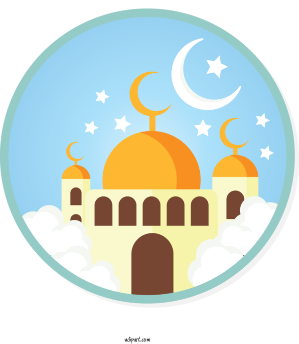Free Holidays Landmark Mosque Dome For Ramadan Clipart Transparent Background