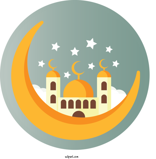 Free Holidays Mosque Logo Circle For Ramadan Clipart Transparent Background