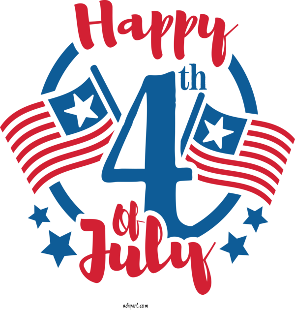 Free Holidays Font Flag Day (USA) Veterans Day For Fourth Of July Clipart Transparent Background