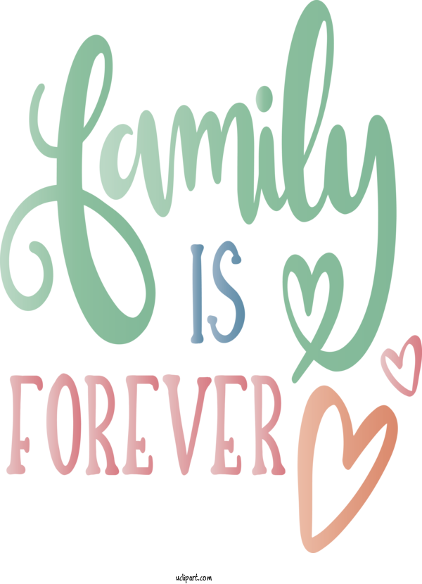 Free Holidays Text Font Logo For Family Day Clipart Transparent Background