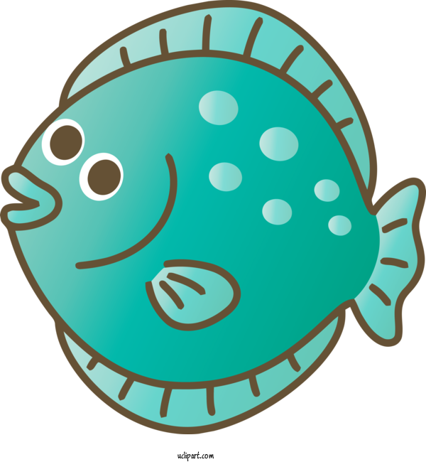 Free Animals Turquoise Aqua Fish For Fish Clipart Transparent Background