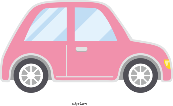 Free Transportation Pink Vehicle Car For Car Clipart Transparent Background