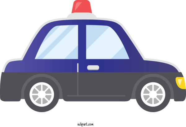 Free Transportation Vehicle Car Police Car For Car Clipart Transparent Background