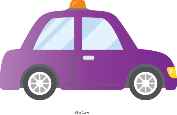 Free Transportation Vehicle Car Purple For Car Clipart Transparent Background