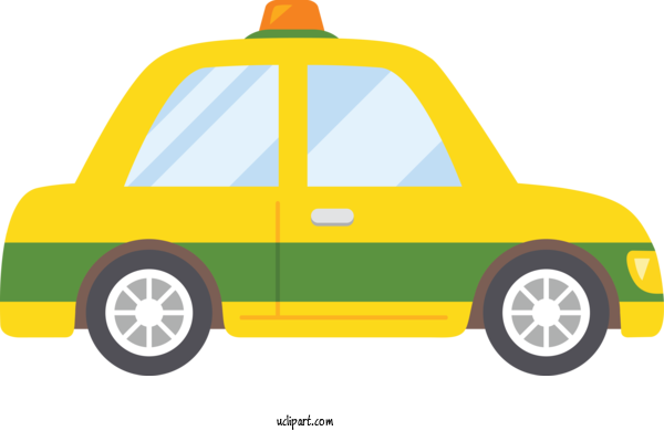 Free Transportation Vehicle Yellow Car For Car Clipart Transparent Background