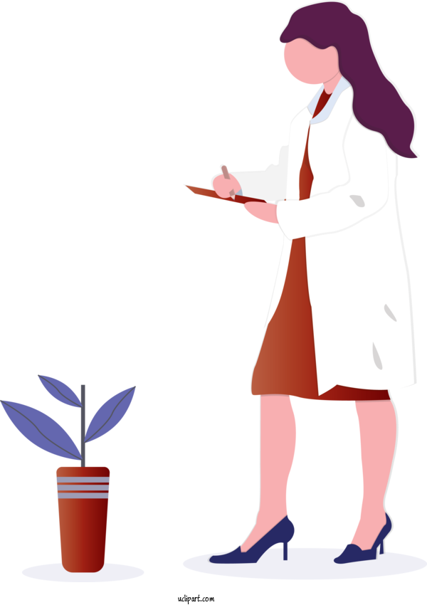 Free Occupations Cartoon For Doctor Clipart Transparent Background