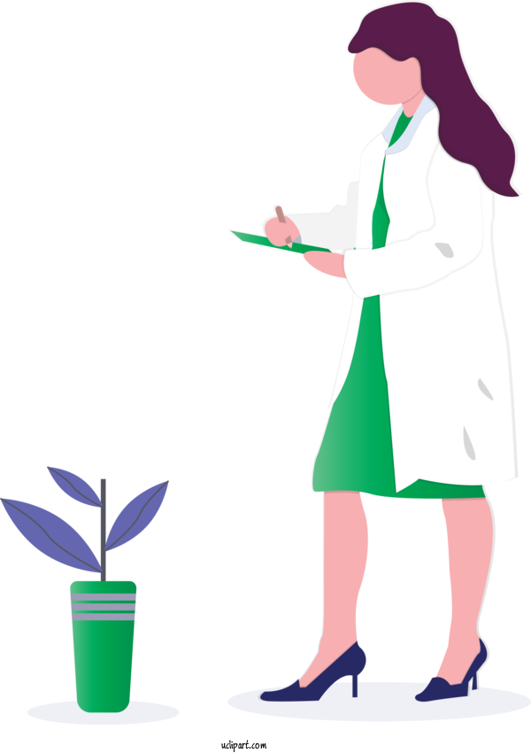 Free Occupations Plant For Doctor Clipart Transparent Background