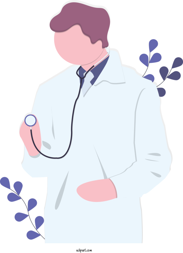 Free Occupations Stethoscope Physician Hand For Doctor Clipart Transparent Background