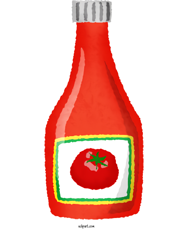 Free Food Bottle Ketchup LiquidM Inc. For Vegetable Clipart Transparent Background