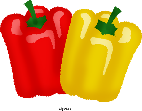 Free Food Bell Pepper まるかん 高陽店 Chili Pepper For Vegetable Clipart Transparent Background