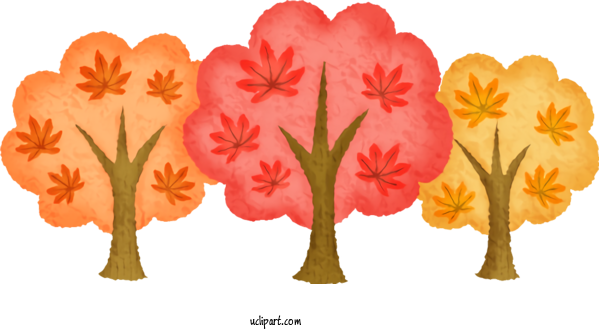 Free Nature Drawing こうだ歯科クリニック Season For Tree Clipart Transparent Background