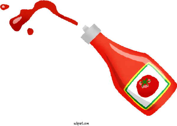 Free Food Tomato Ketchup Lycopene For Vegetable Clipart Transparent Background