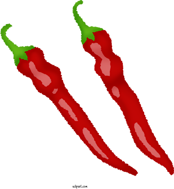 Free Food Tabasco Pepper Bird's Eye Chili Serrano Pepper For Vegetable Clipart Transparent Background