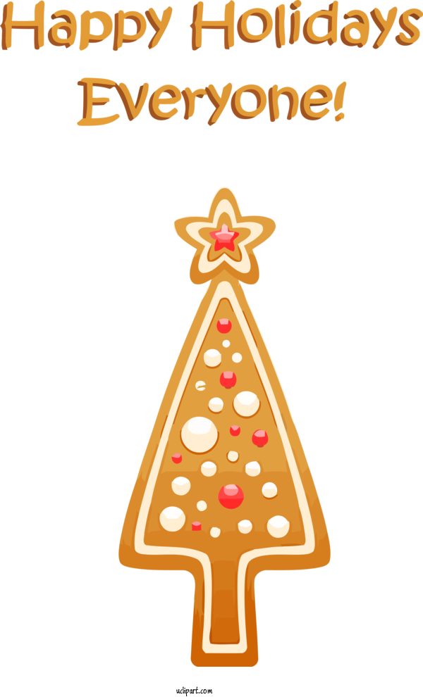 Free Holidays Christmas Day Gingerbread Man Christmas Ornament For Christmas Clipart Transparent Background