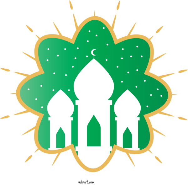 Free Holidays Logo Flat Design For Ramadan Clipart Transparent Background