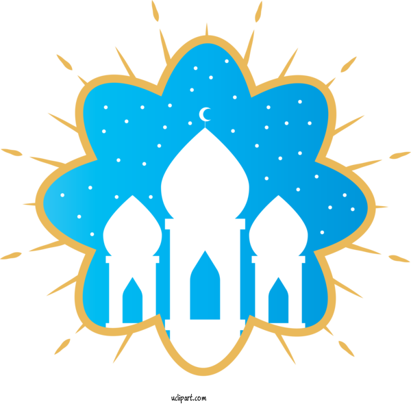 Free Holidays Logo  Drawing For Ramadan Clipart Transparent Background