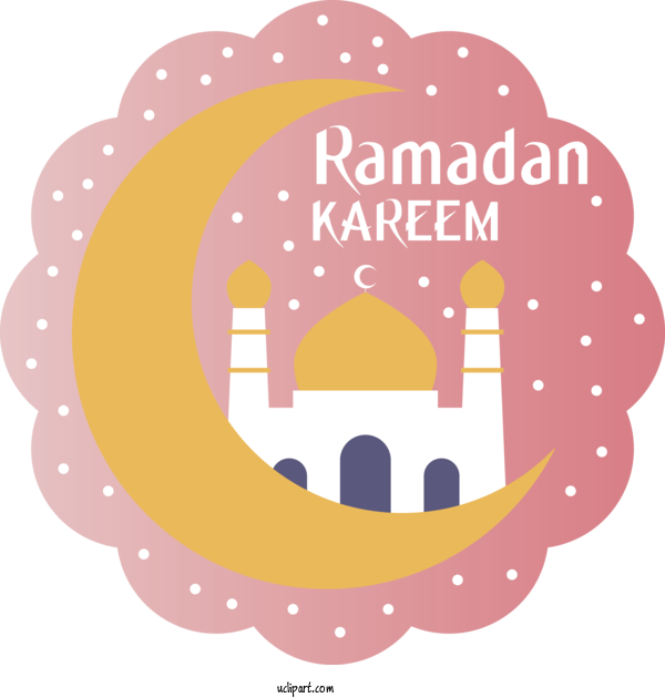 Free Holidays Logo Pink M Pattern For Ramadan Clipart Transparent Background