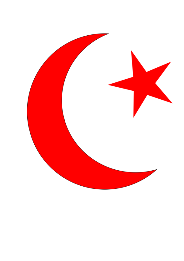 Free Islam Line Crescent Area Clipart Clipart Transparent Background