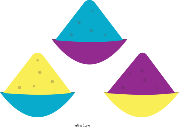 Free Holidays Triangle Line Point For Holi Clipart Transparent Background