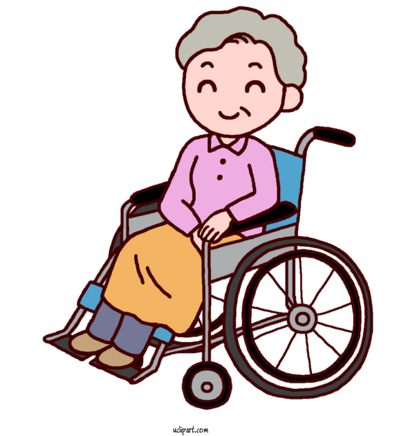 Free People Wheelchair 介助 Caregiver For Elderly Clipart Transparent Background