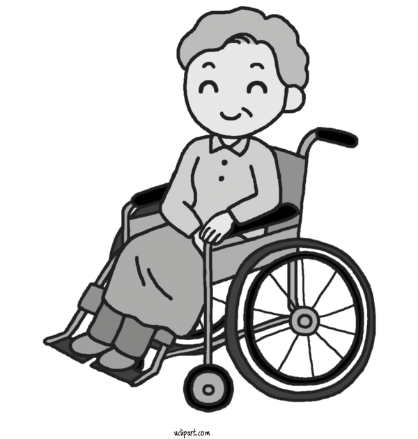 Free People Wheelchair 介助 訪問介護 For Elderly Clipart Transparent Background