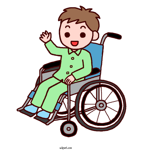 Free People Wheelchair Nenrin Adult Day Care Cartoon For Elderly Clipart Transparent Background