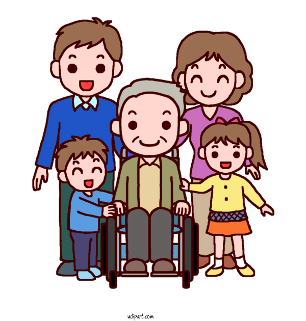 Free People Social Group Conversation Human For Elderly Clipart Transparent Background