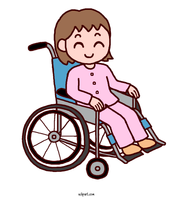 Free People Wheelchair Character Infant For Elderly Clipart Transparent Background